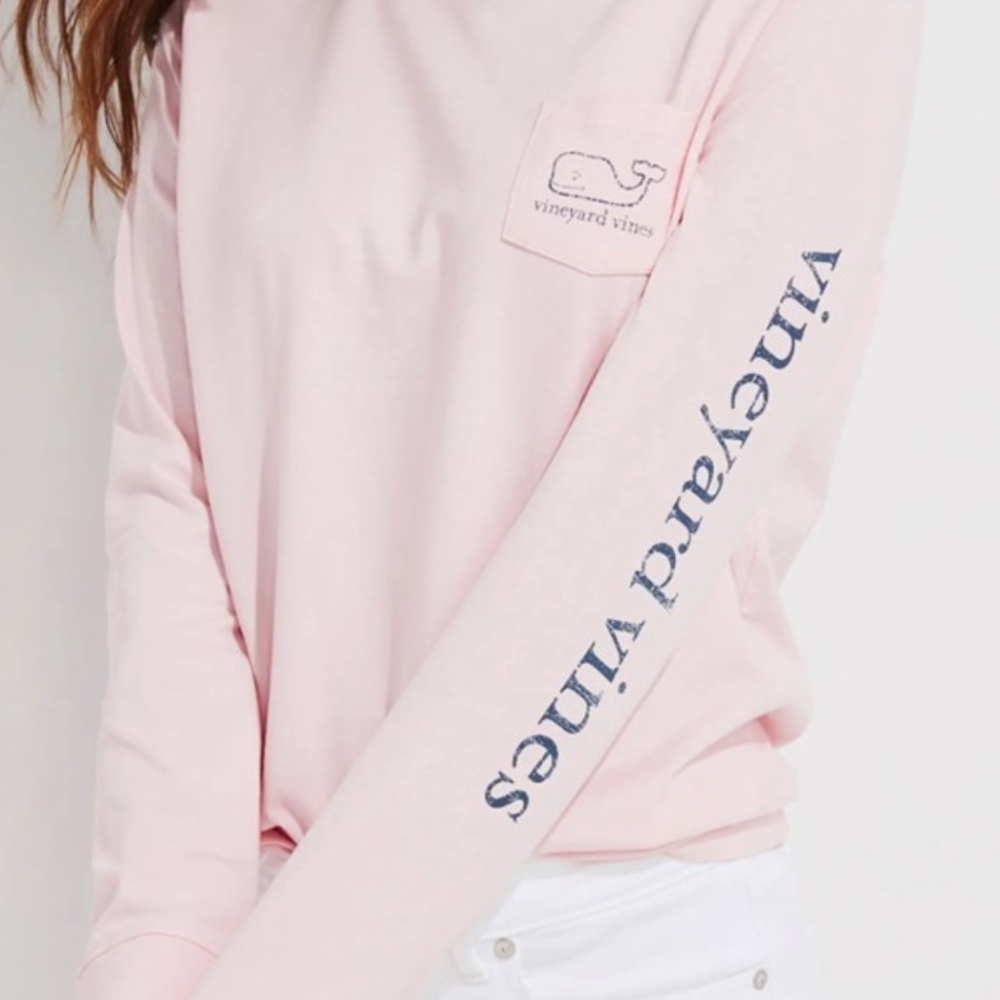 Women’s Vineyard Vines Flamingo Long Sleeve Whale Shirt